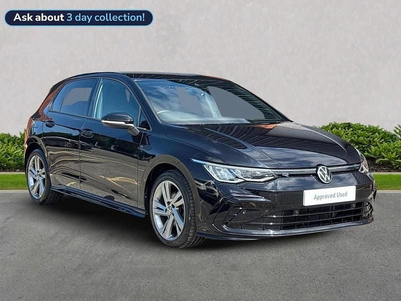 Black Used 2022 VW Golf VIII R-line Hatchback | £19,348 (A bit pricey) - Image 1/4