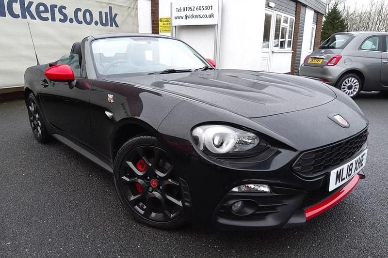 Used Abarth 124 Spider 170 HP (125 kW) 2018 Black Cabriolet