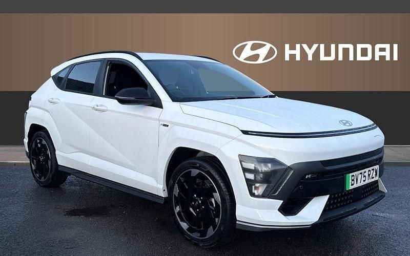 White New 2025 Hyundai Kona N Line SUV | £26,568 (Super price) - Image 1/4