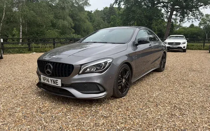 Used Mercedes CLA220 AMG line 177 HP (130 kW) 2017 Grey Sedan