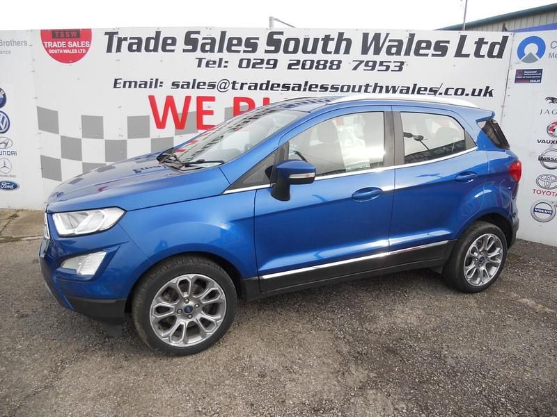Used Ford Ecosport Titanium 100 HP (73 kW) 2018 Blue SUV