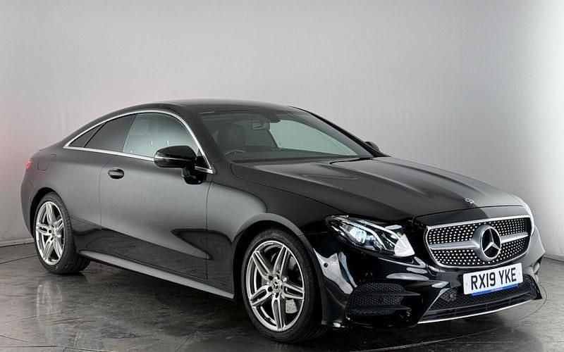 Black Used 2019 Mercedes E220 AMG line Coupe | £17,950 (Good price) - Image 1/3