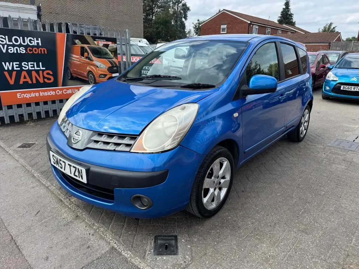 Used Nissan Note Tekna 110 HP (80 kW) 2008 Blue Hatchback
