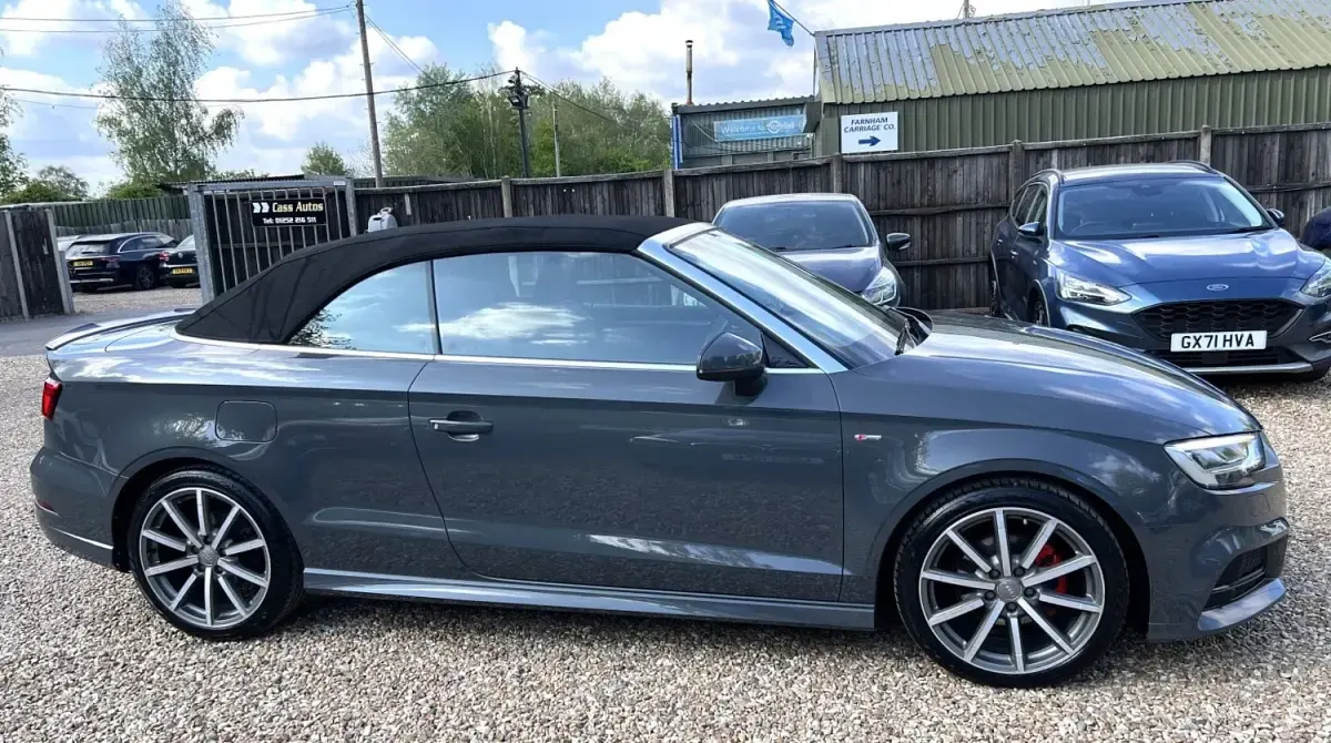 Used Audi A3 Cabriolet S-Line 150 HP (110 kW) 2016 Grey Cabriolet