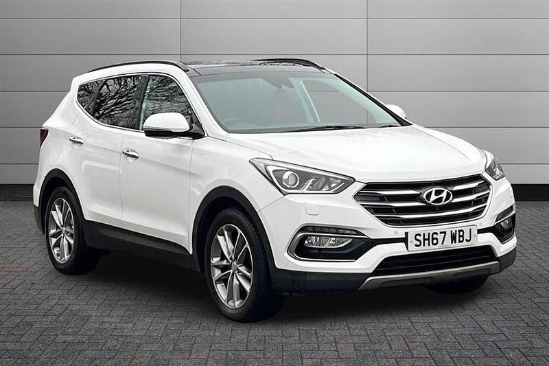 Used Hyundai Santa Fe Premium SE 200 HP (147 kW) 2017 Pure white SUV