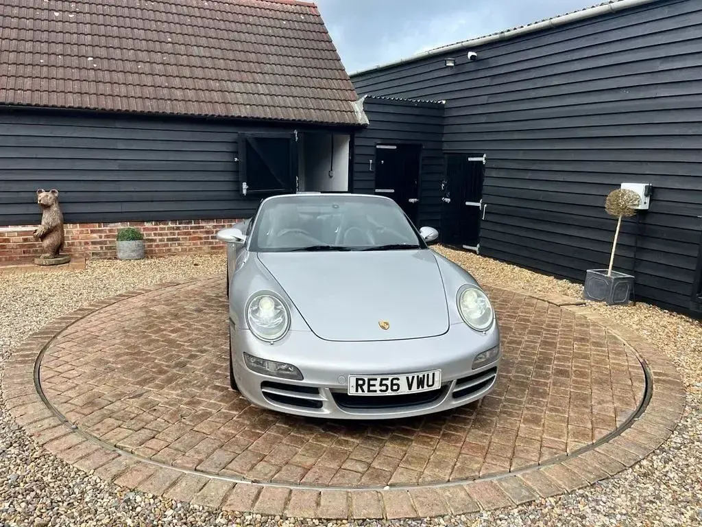 Used Porsche 997 350 HP (257 kW) 2006 Silver Cabriolet