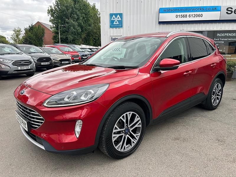 Red Used 2020 Ford Kuga Titanium SUV | £16,995 (A bit pricey) - Image 1/4