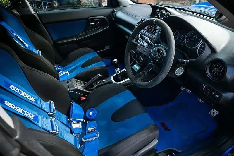 Usado Subaru Impreza 245 CV (180 kW) 2003 Azul Berlina