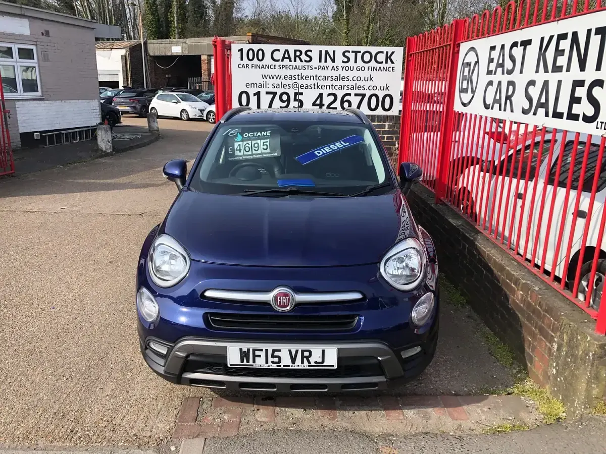 Used Fiat 500X Cross 120 HP (88 kW) 2015 Blue SUV