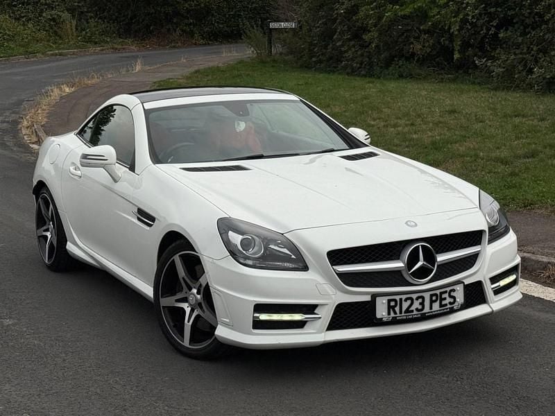 White Used 2013 Mercedes SLK250 AMG Cabriolet | £6,995 (Good price) - Image 1/4