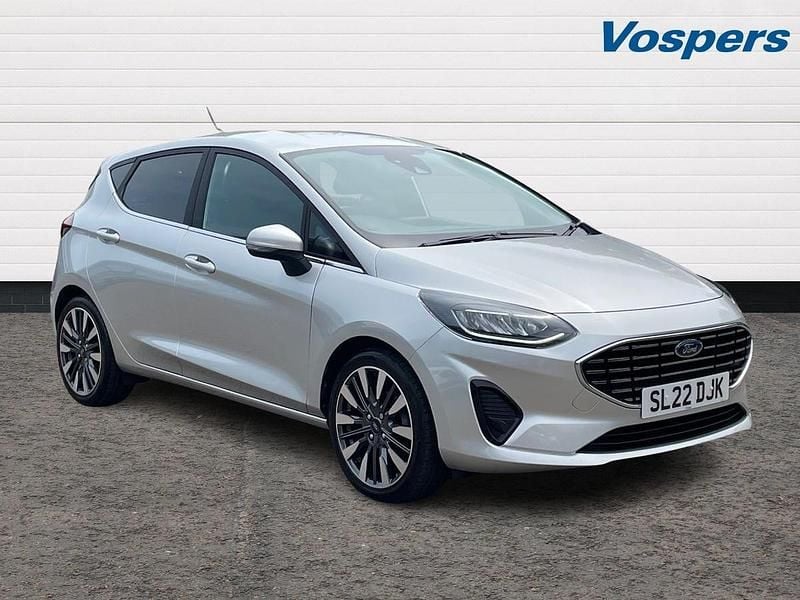 Silver Used 2022 Ford Fiesta Titanium Hatchback | £14,550 (Fair price) - Image 1/3
