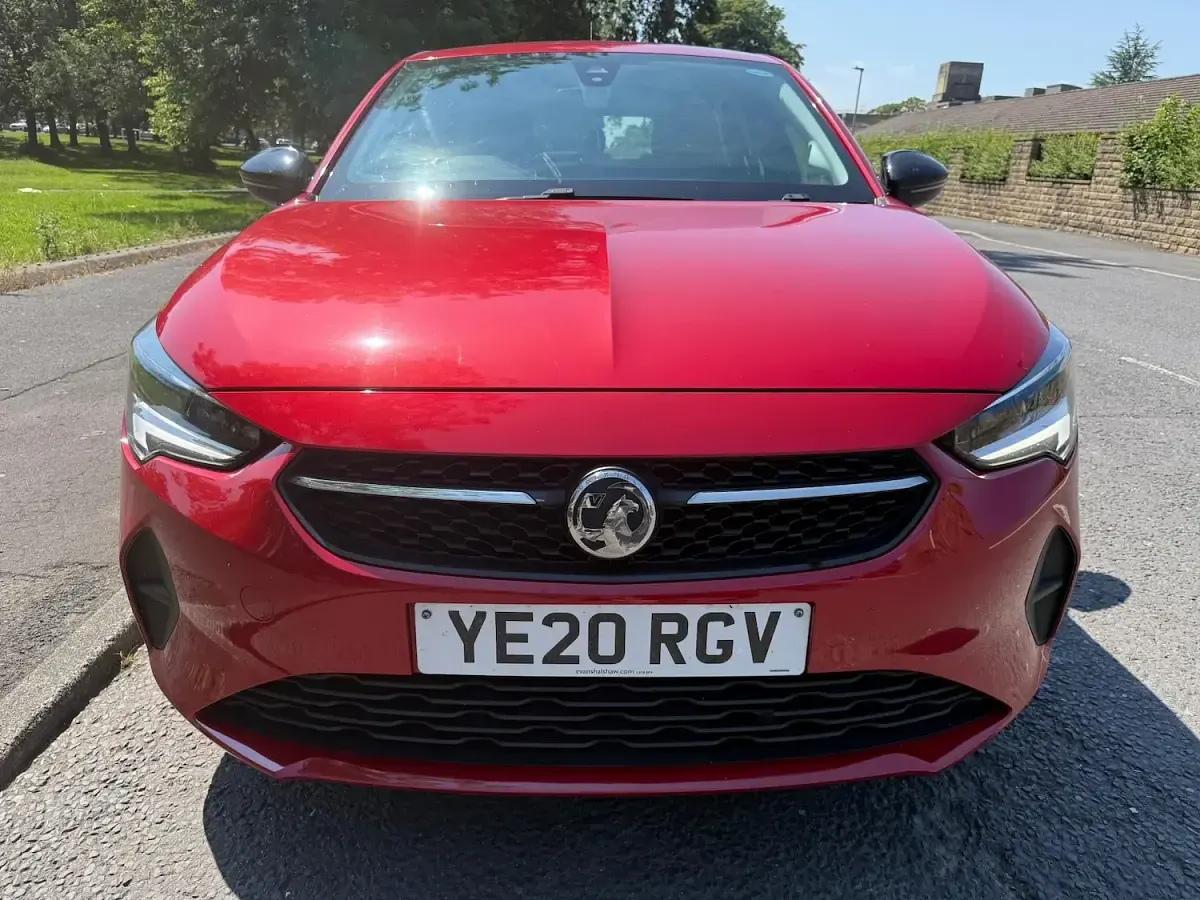 Used Vauxhall Corsa 75 HP (55 kW) 2020 Red Hatchback