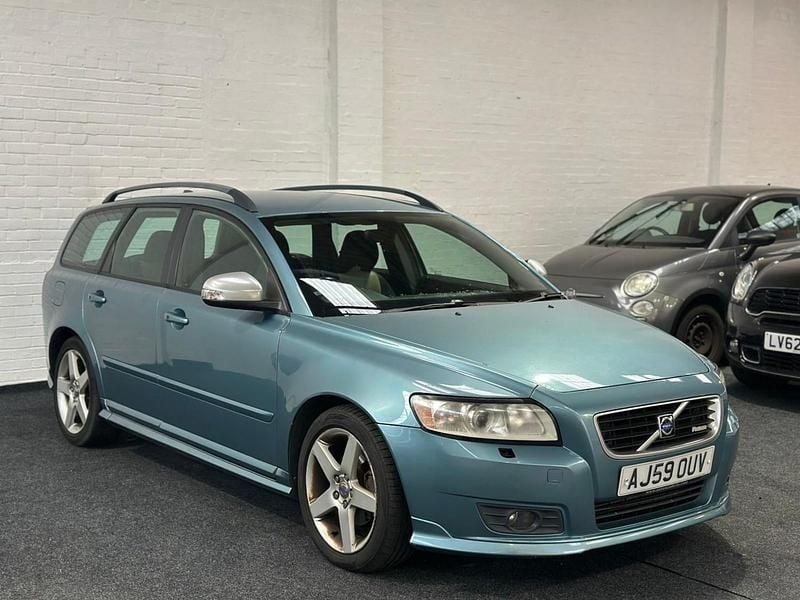 Blue Used 2009 Volvo V50 R-Design Estate | £1,750 (Good price) - Image 1/4