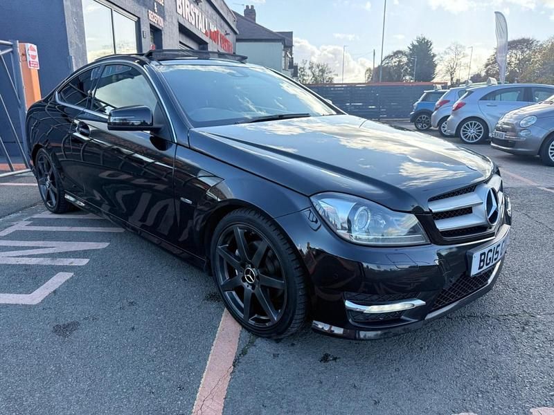 Black Used 2015 Mercedes C250 Sport Edition Coupe | £6,795 (Super price) - Image 1/4