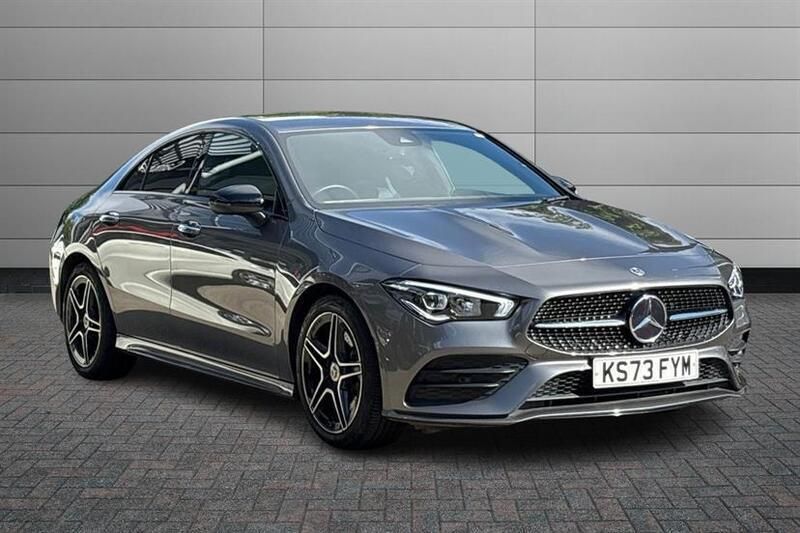 Grey Used 2023 Mercedes CLA220 AMG Line Premium Sedan | £29,195 (Fair price) - Image 1/4