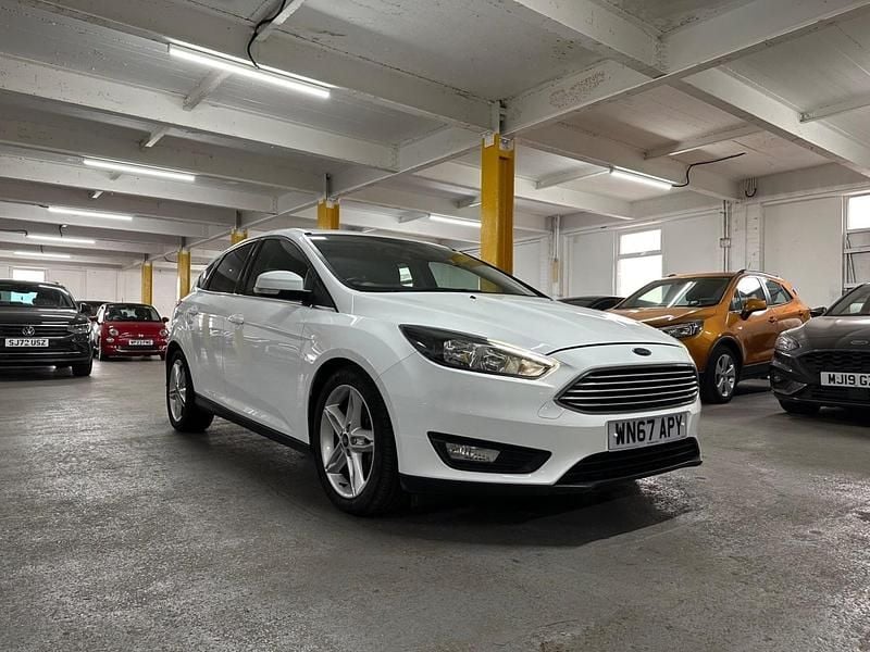 White Used 2017 Ford Focus Zetec Hatchback | £5,900 (Good price) - Image 1/4