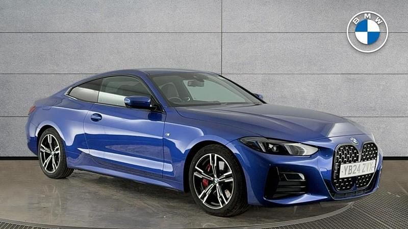 Blue Used 2024 BMW 420 M Sport Coupe | £37,740 (Fair price) - Image 1/4