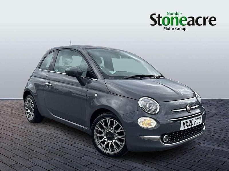 Grey Used 2020 Fiat 500 Lounge Hatchback | £6,995 (Fair price) - Image 1/4