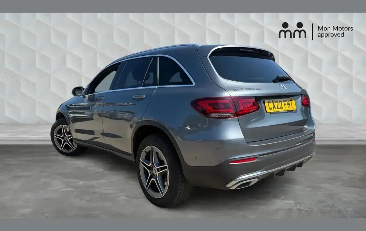 Used Mercedes GLC300de AMG line 301 HP (221 kW) 2022 Grey SUV