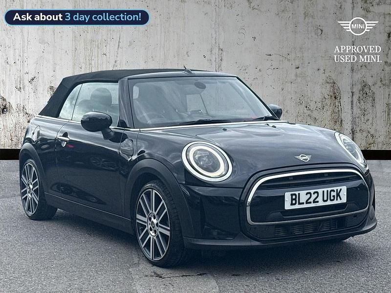 Blue/black Used 2022 Mini Cooper Cabriolet Exclusive Cabriolet | £21,299 (Fair price) - Image 1/4
