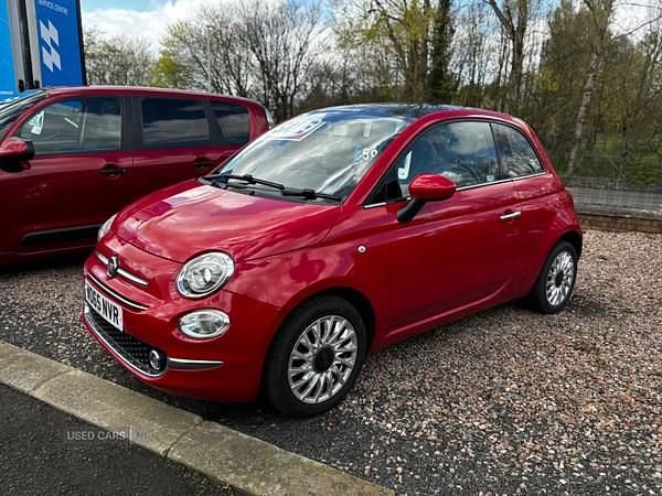 Used Fiat 500 Lounge 69 HP (50 kW) 2016 Red Hatchback