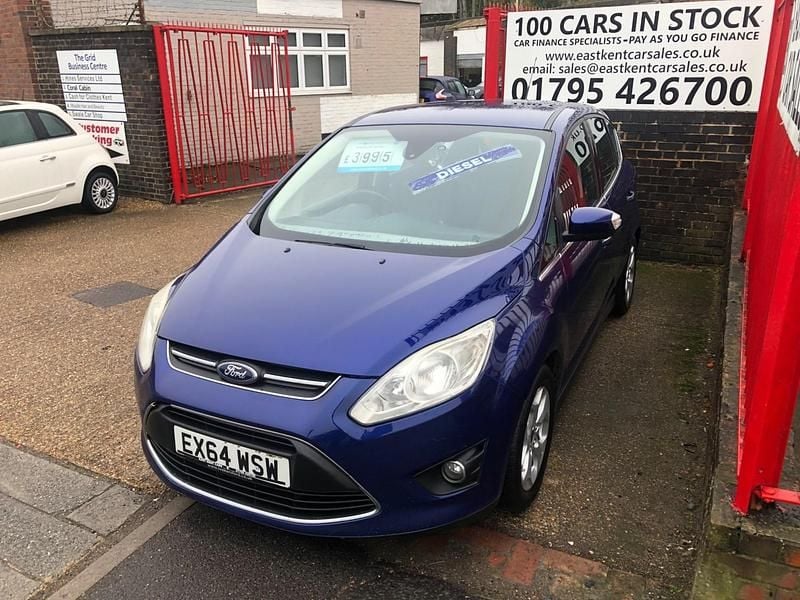 Used Ford C-MAX Zetec 115 HP (84 kW) 2014 Blue MPV