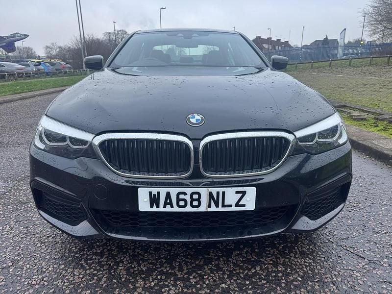 Black Used 2018 BMW 520 M Sport Sedan | £13,499 (Good price) - Image 1/4