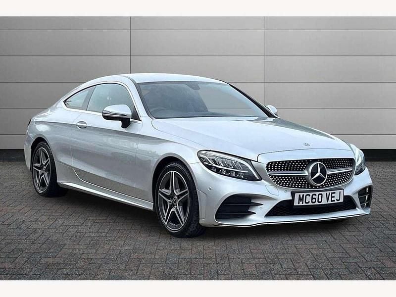 Silver Used 2019 Mercedes C200 AMG line Coupe | £16,490 (Good price) - Image 1/2