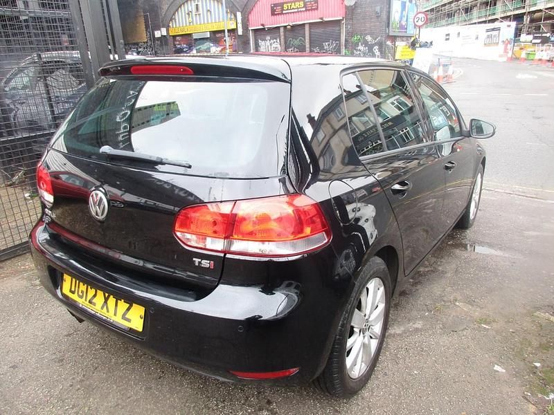 Used VW Golf VII Match 122 HP (89 kW) 2012 Black Hatchback