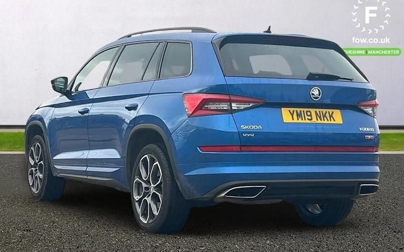 Used Skoda Kodiaq vRS 239 HP (175 kW) 2019 Blue SUV