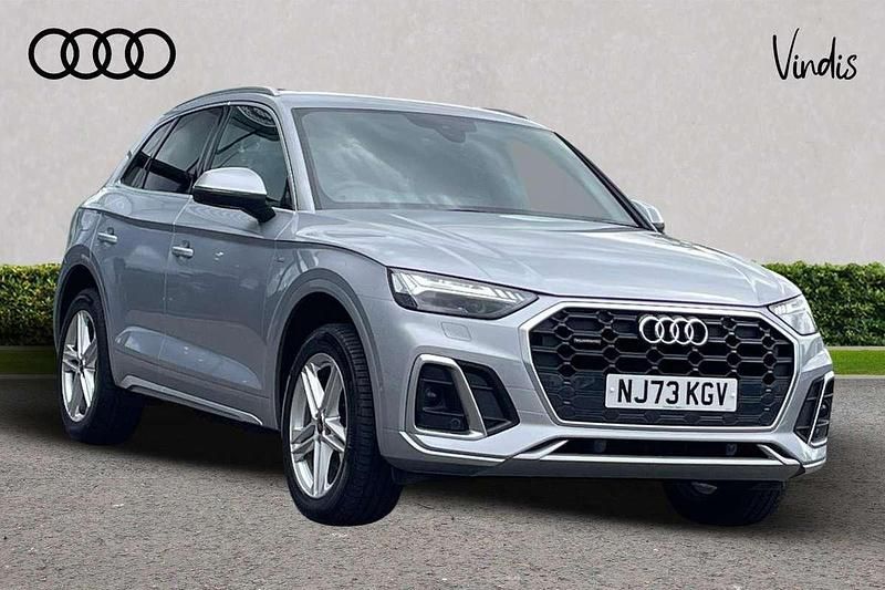 Silver Used 2023 Audi Q5 S-Line SUV | £33,168 (Fair price) - Image 1/3