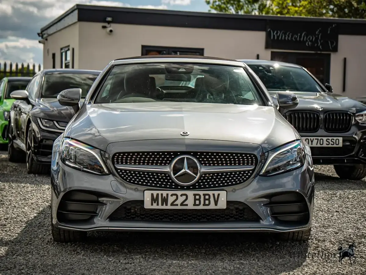 Used Mercedes C200 AMG line 2022 Grey Cabriolet