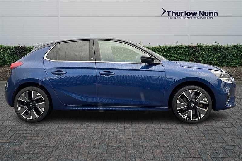 Used Vauxhall Corsa-e Elite 100 kW (136 HP) 2021 Blue Hatchback