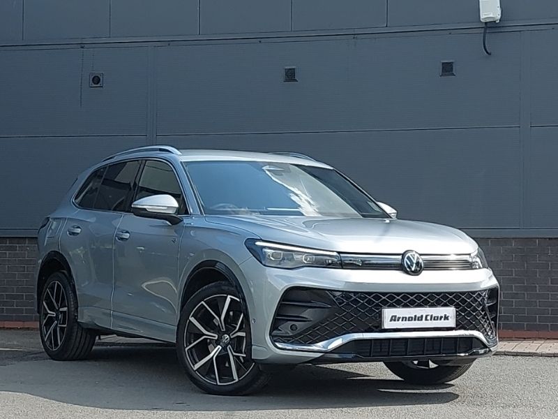 Silver Used 2024 VW Tiguan R-line SUV | £34,998 (Expensive) - Image 1/4