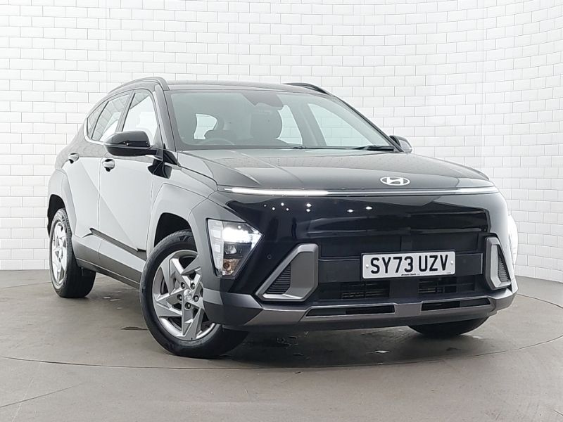 Black Used 2024 Hyundai Kona Advanced SUV | £19,498 (Fair price) - Image 1/4
