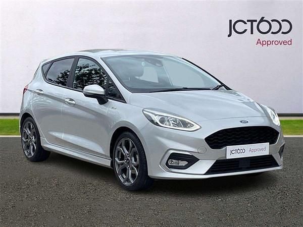 Silver Used 2021 Ford Fiesta ST-Line Hatchback | £12,348 (Fair price) - Image 1/4
