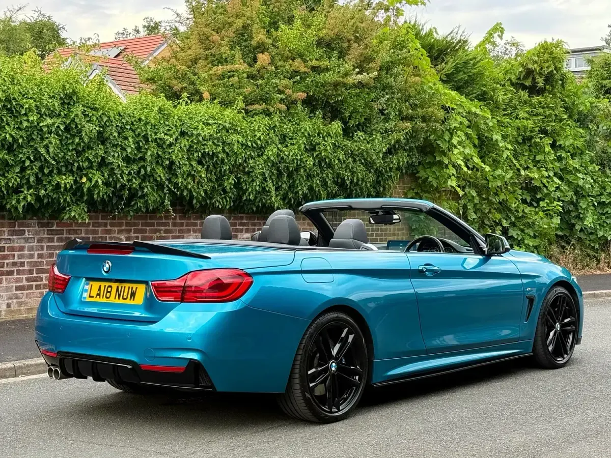 Used BMW 420 M Sport 2018 Blue Cabriolet