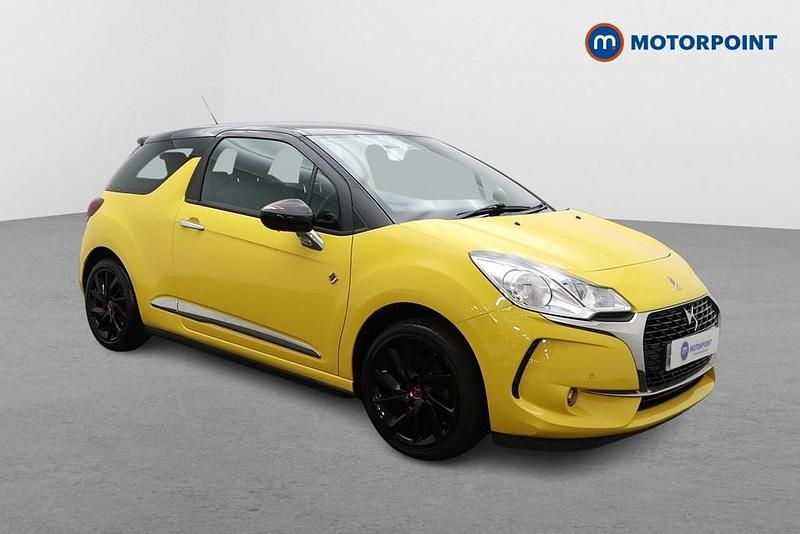 Yellow Used 2018 DS Automobiles DS3 Performance Hatchback | £7,499 (Fair price) - Image 1/4