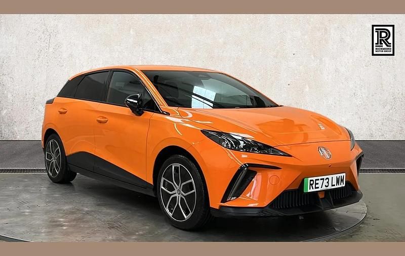 Orange Used 2023 MG MG4 EV Trophy Hatchback | £16,424 (Fair price) - Image 1/4
