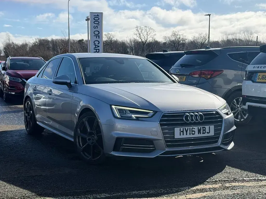 Used Audi A4 S-Line 150 HP (110 kW) 2016 Silver Sedan