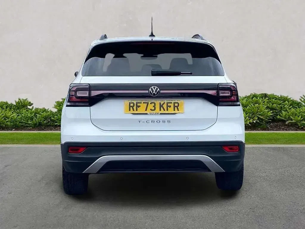 Used VW T-Cross Black Edition 95 HP (69 kW) 2023 White SUV