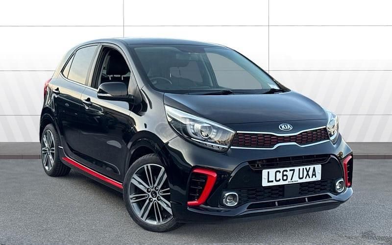 Used Kia Picanto GT-Line 67 HP (49 kW) 2018 Black Hatchback
