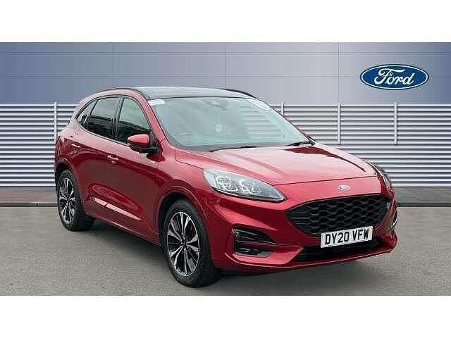 Red Used 2020 Ford Kuga ST-Line X SUV | £16,814 (Fair price) - Image 1/4