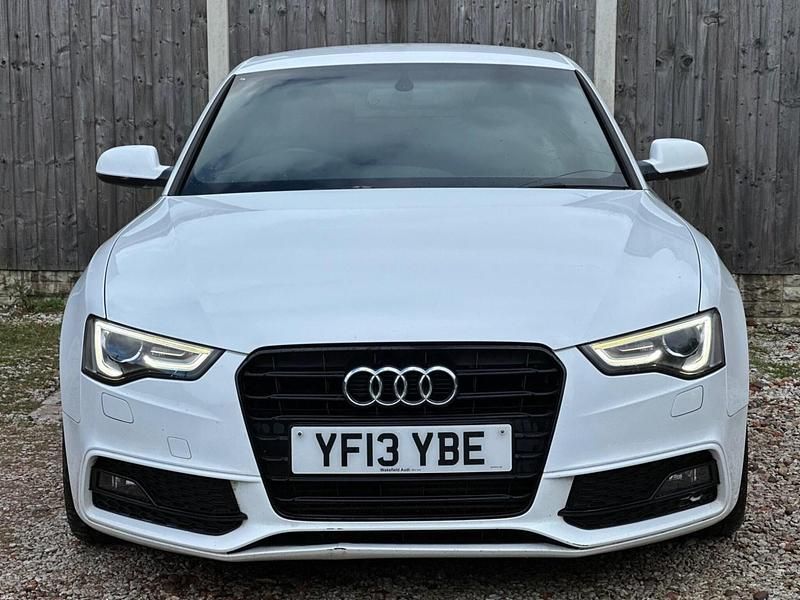Used Audi A5 Black Edition 177 HP (130 kW) 2013 White Coupe