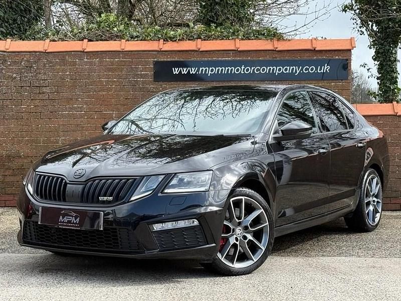 Used Skoda Octavia vRS 245 HP (180 kW) 2019 Black Hatchback
