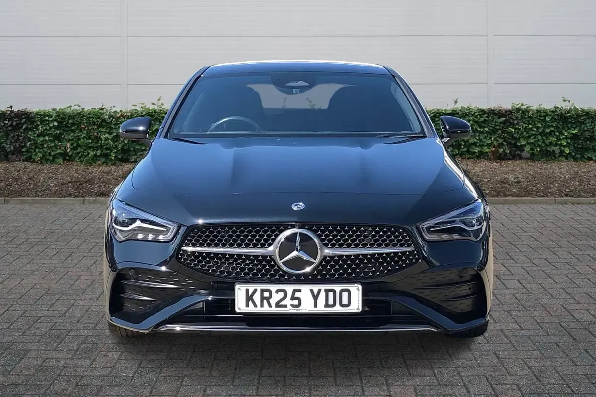 Used Mercedes CLA180 AMG Line Premium 136 HP (100 kW) 2025 Cosmos black metallic Coupe