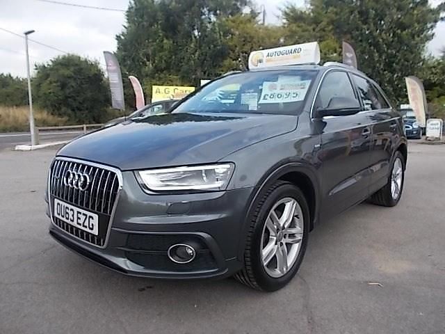 Grey Used 2013 Audi Q3 S-Line SUV | £7,995 (A bit pricey) - Image 1/4