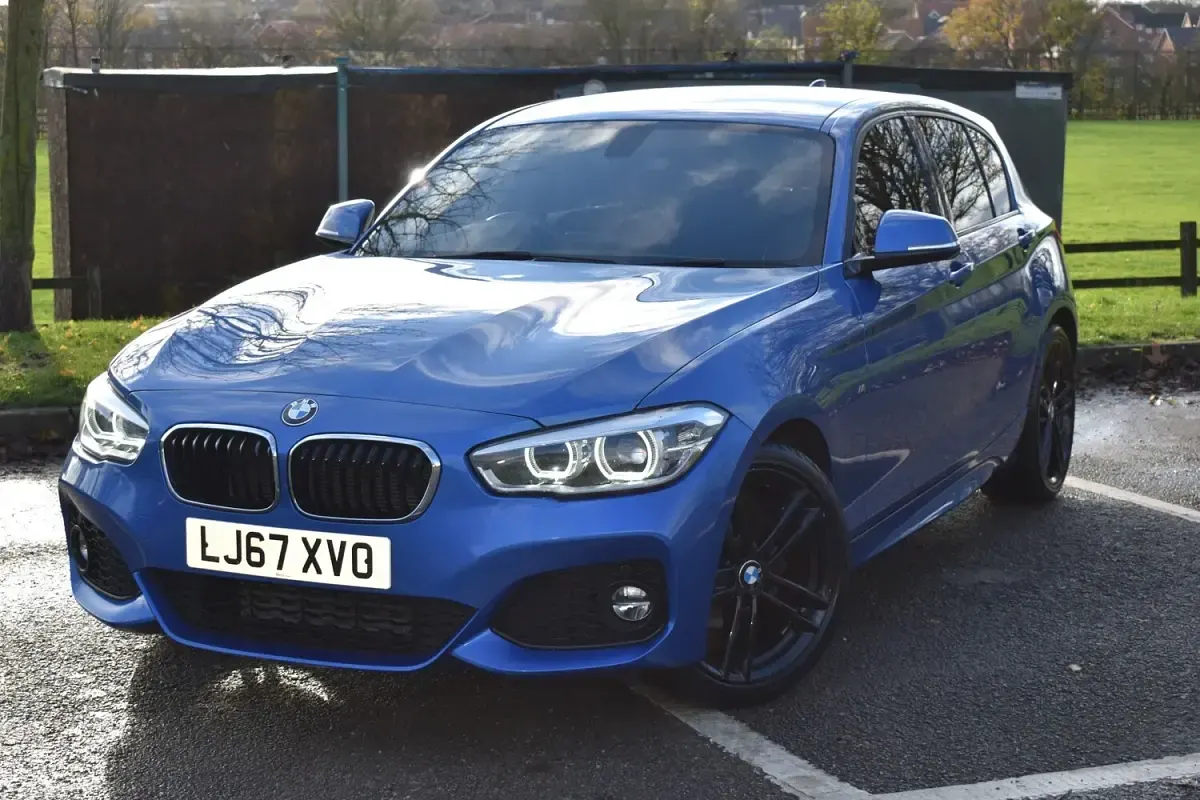 Used BMW 118 M Sport 136 HP (100 kW) 2017 Blue Hatchback