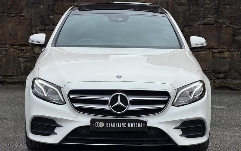 Używany Mercedes E350 AMG Line Premium Plus 258 KM (189 kW) 2017 Biały Sedan/Limuzyna
