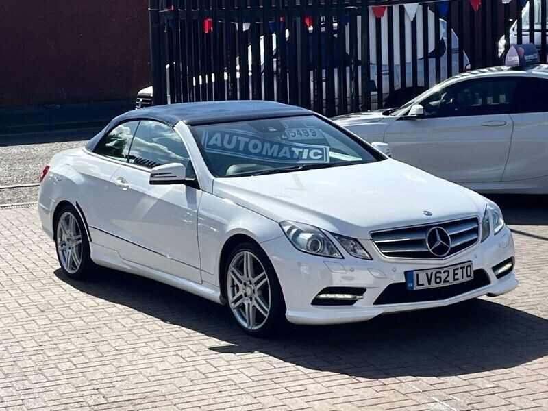 White Used 2012 Mercedes E220 Cabriolet | £5,499 (A bit pricey) - Image 1/4